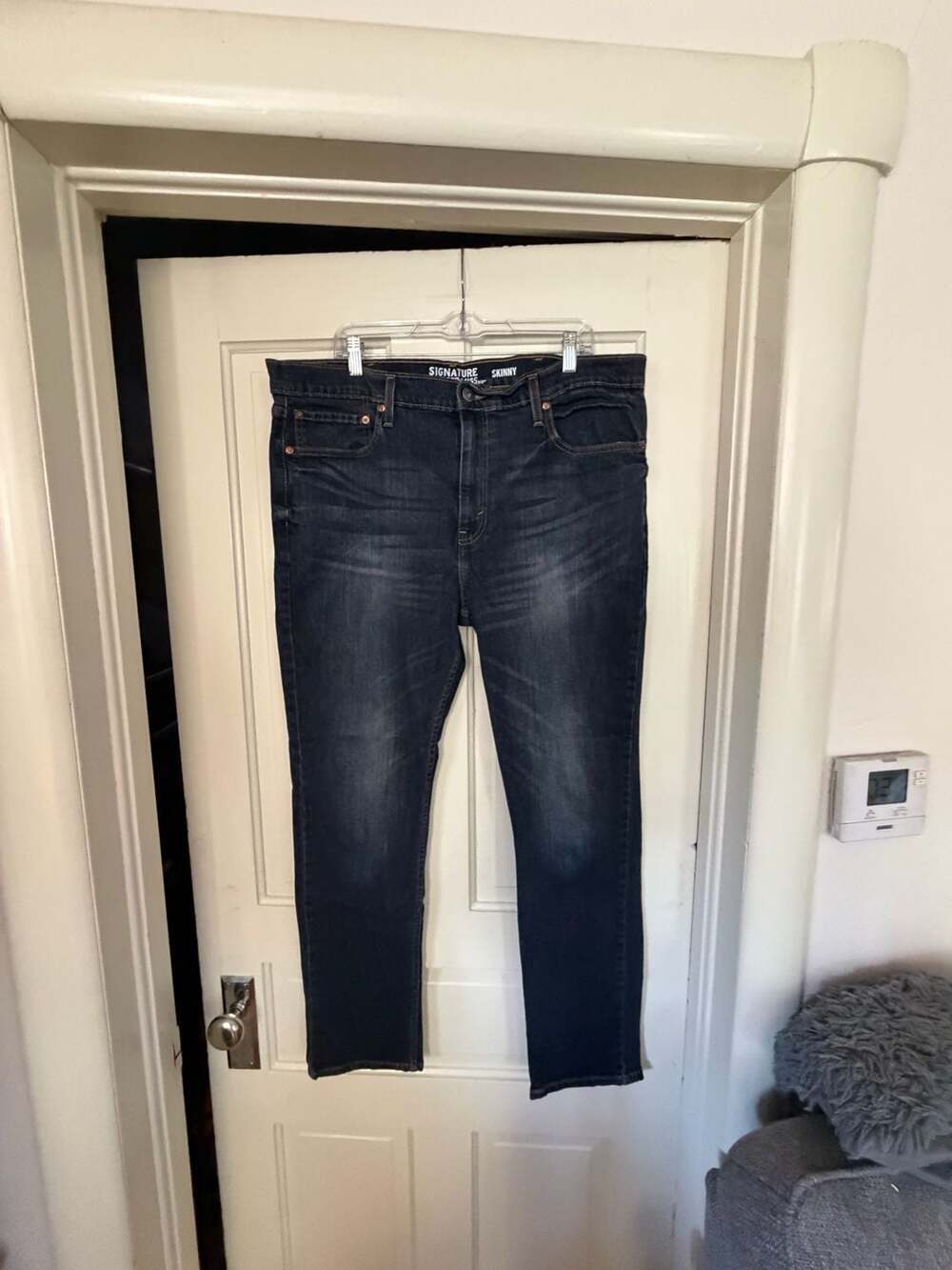 Signature by Levi Strauss & Co. Skinny Jeans Size W40 L32 Dark Wash